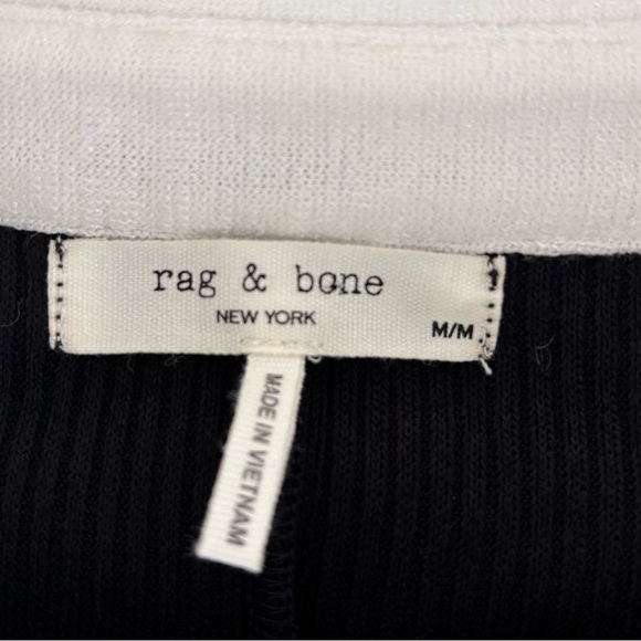 Rag & Bone The Knit Colorblock Polo M - Picture 10 of 15